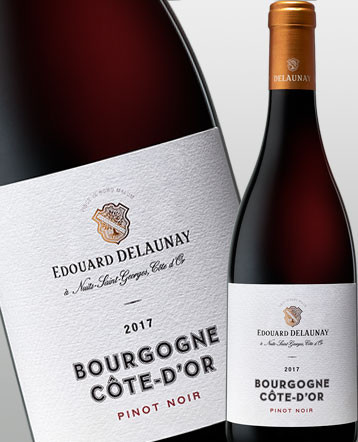 Bourgogne Côte d'Or Pinot Noir rouge 2017 Edouard Delaunay