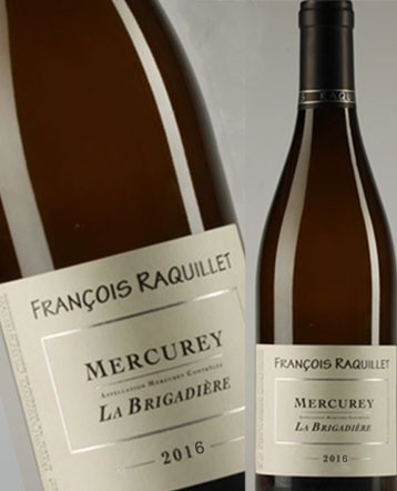 Mercurey La Brigadière blanc 2018 -Domaine François Raquillet