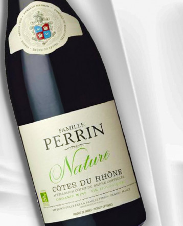 Côtes du Rhône "Nature" Rouge Bio 2018 - Famille Perrin