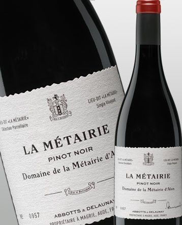 "La Métairie" Pinot Noir rouge 2016 - Domaine de la Métairie d'Alon