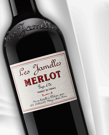 Merlot rouge 2022 - Les Jamelles