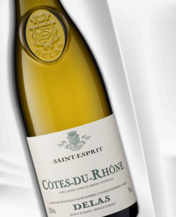 Côtes du Rhône Saint Esprit blanc 2021 - Delas Frères