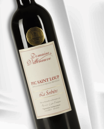 Pic Saint Loup "La Sorbière" rouge 2019 - Domaine de Villeneuve