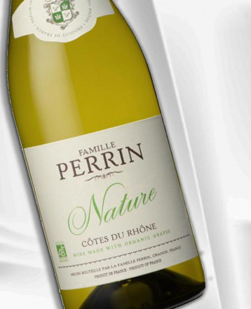 Côtes du Rhône "Nature" blanc Bio 2023 - Famille Perrin