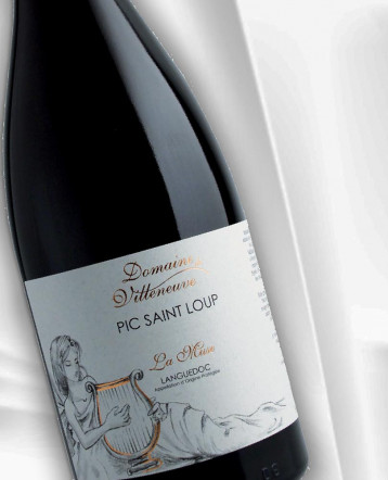 Pic Saint Loup La Muse rouge 2023 - Domaine de Villeneuve
