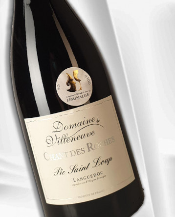 Pic Saint Loup Chant des Roches rouge 2022 - Domaine de Villeneuve