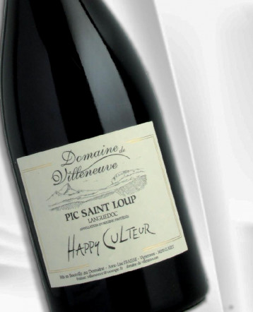 "Happy Culteur" Pic Saint Loup rouge 2023 - Domaine de Villeneuve