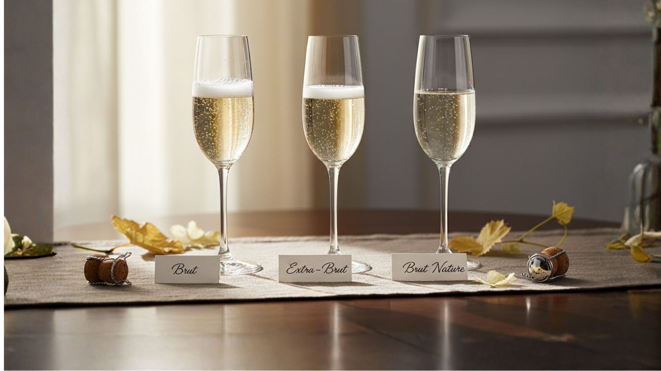 Champagne Brut, Extra-Brut, Brut Nature : comprendre les différences