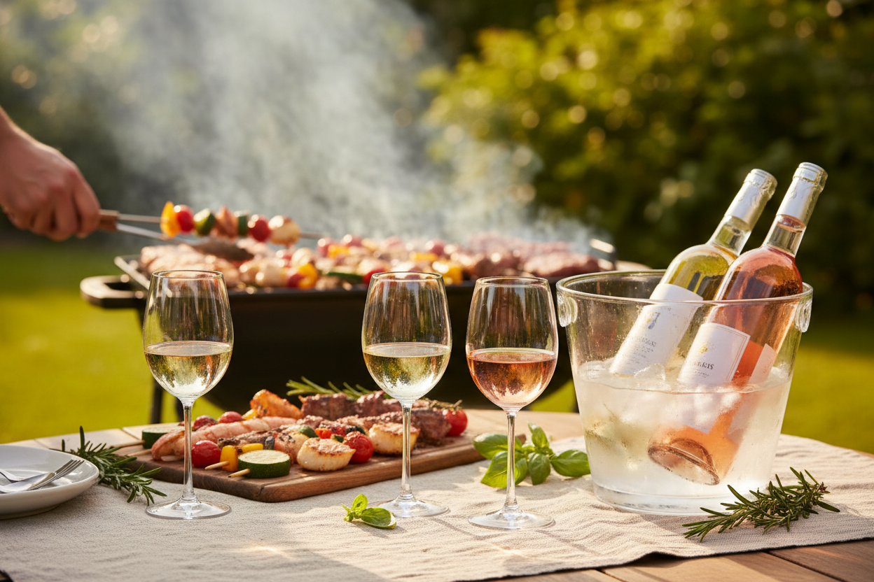 Blancs et rosés : les alliés fraîcheur de vos barbecues estivaux