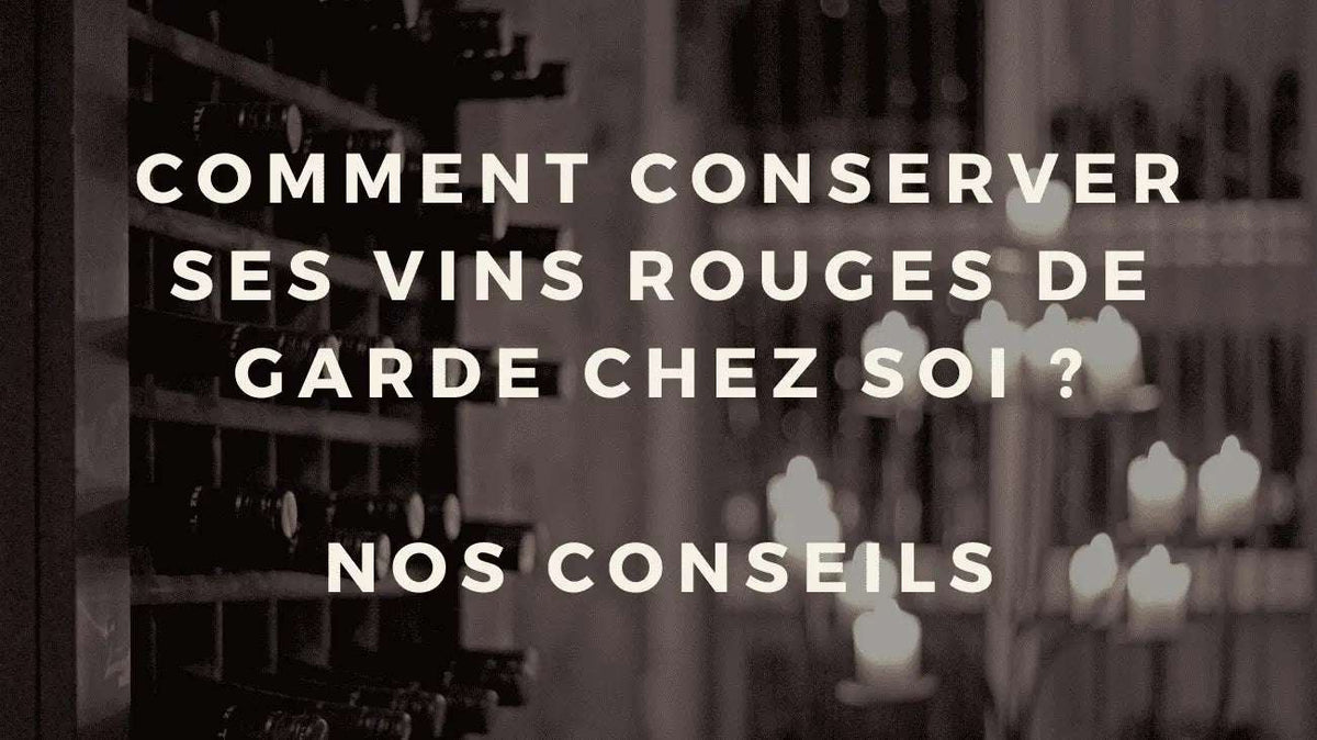 Comment conserver ses vins rouges de garde chez soi ? Nos conseils