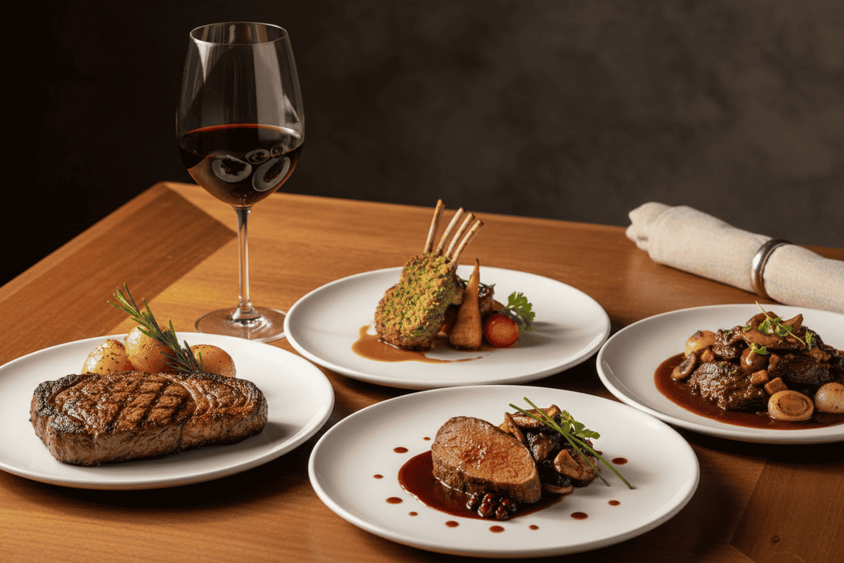 Quel vin avec la viande rouge ? Le guide complet des meilleurs accords (bœuf, agneau, gibier, plats mijotés)