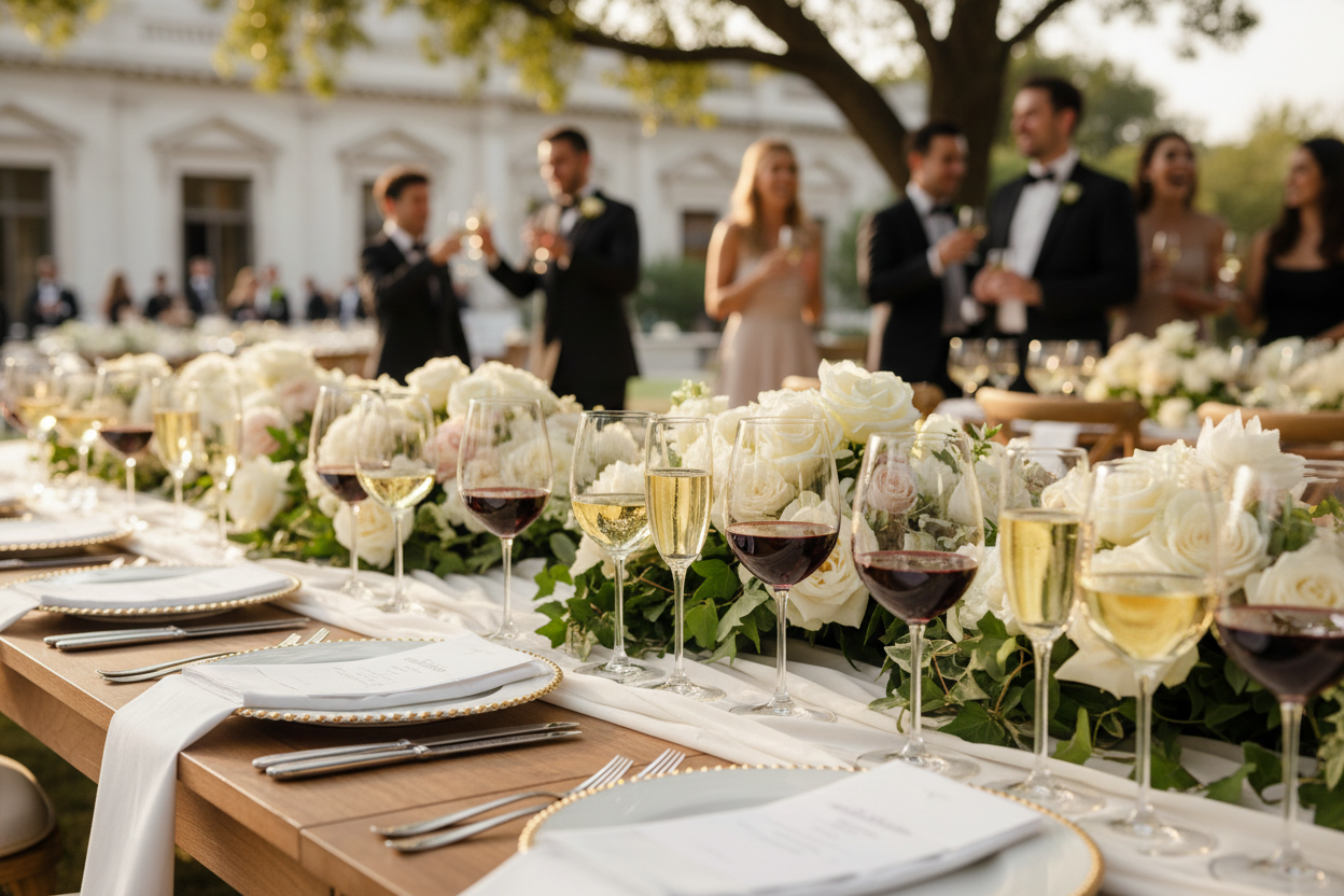 Vins pour mariage : le guide complet (quantités, accords, budget)