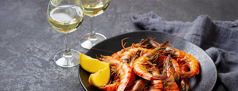 Vins pour Crustacés - Blancs secs, Rosés & Effervescents