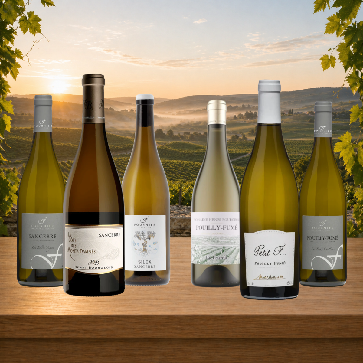Coffret Pouilly-Fumé vs Sancerre - 100% Sauvignon blanc de Loire