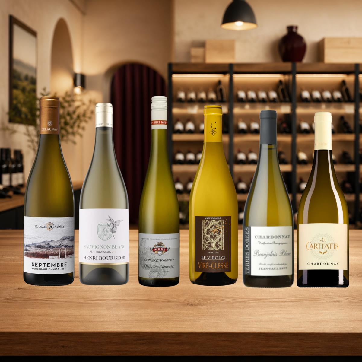 Coffret Terroirs de blancs - 6 bouteilles découverte