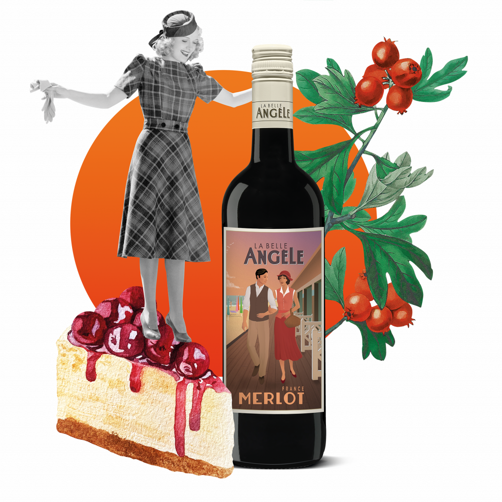 Vin de France Merlot rouge 2020 - La Belle Angèle