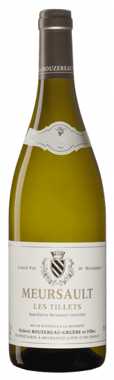 Meursault Les Tillets blanc 2024 - Domaine Bouzereau Gruere