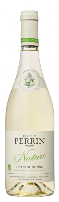 Côtes du Rhône Nature Bio blanc 2023 - Famille Perrin