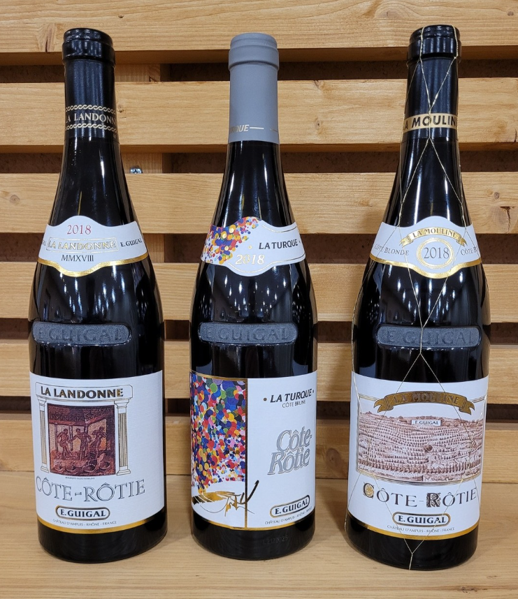 Trilogie Côte-Rôtie La Landonne La Mouline La Turque rouge 2019 - Guigal