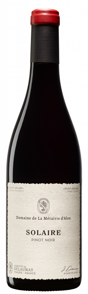 Pinot Noir "Solaire" rouge Bio 2024 - Abbotts & Delaunay, Domaine de la Métairie d'Alon