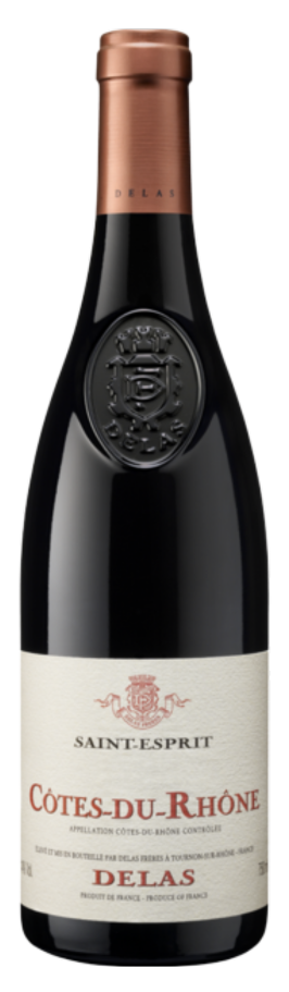 Côtes du Rhône Saint Esprit rouge 2023 - Delas Frères