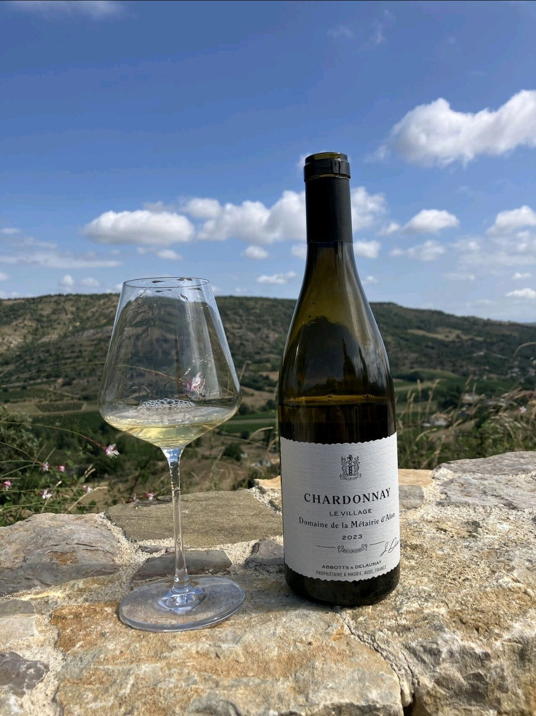 Chardonnay "Le Village" blanc Bio 2022 - Abbotts & Delaunay, Domaine de la Métairie d'Alon